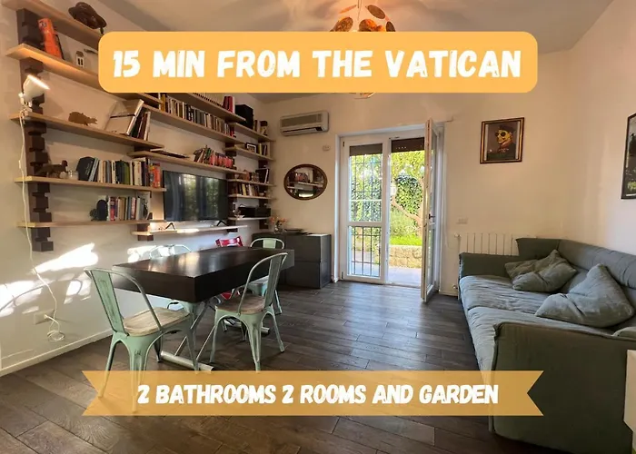 15 Min From The Vatican Wi-Fi And Garden